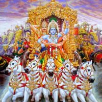 God Krishna In War