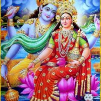 God Vishnu & Lakshmi