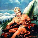 Hanuman Playing Veena