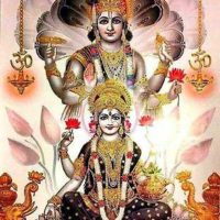 Lord Vishnu and Lakshmi Photo