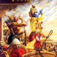 Lord Krishna with Arjuna