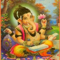 Ganesha Writing