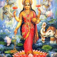Goddess Lakshmi Image (Vintage)