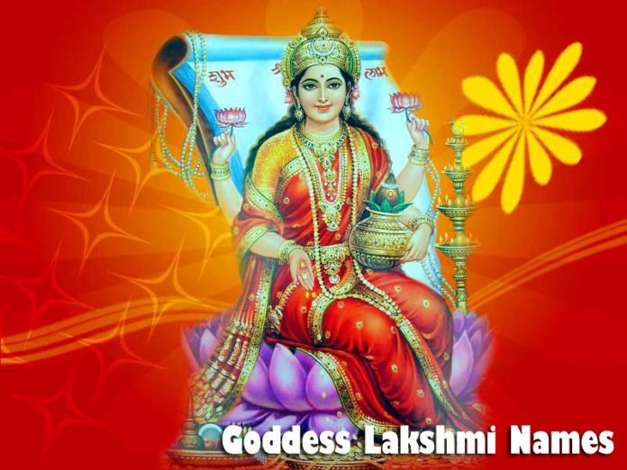 Goddess Lakshmi Names