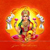 Goddess Lakshmi Red Bg (1024x768)