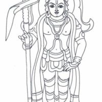 Line-Art Balarama Avatar