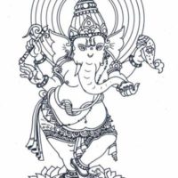 Line-Art Ganesh