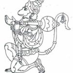 Hanuman Pencil Art
