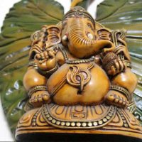 Lord Ganesh in Petal Leave
