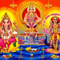 Swamy Ayyappa Wallpapers with Lord Ganesha and Lord Murugan